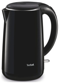 Чайник электрический Tefal Safe To Touch KO260830, черный