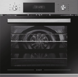 Электрический духовой шкаф Candy FCT615XRU 59 см, 70 л гриль конвекция, серебристый