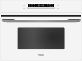 Электрический духовой шкаф Haier HMX-BDC399W 59 см, 40 л гриль, белый