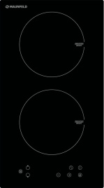 Электрическая варочная панель Maunfeld EVI.292-BK 28 см, 2 конфорки стеклокерамика, черный
