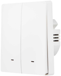 Выключатель  Hommyn настенный, zigbee, 2 клавиши (без нейтрали) SWZBNN02W