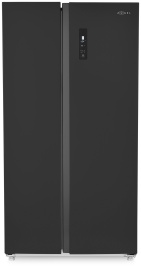 Холодильник Side-by-Side Zugel ZRSS630B No frost, черный