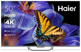 Телевизор Haier 50 Smart TV S4, 50 дюймов, 4K Ultra HD, смарт ТВ, Android TV 11, черный