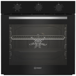 Электрический духовой шкаф Indesit IFE 3634 BL 59 см, 72 л, гриль и конвекция, черный