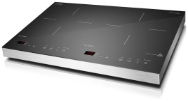 Настольная плита Caso S-Line 3500 54 см, 2 конфорки, черный