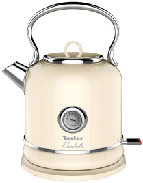Чайник электрический Tesler KT-1745 BEIGE 1,7 л, 2000 Вт, нержавеющая сталь