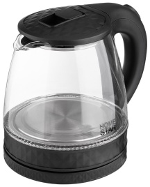 Чайник электрический Homestar HS-1053, 1.2 л, черный (106463)