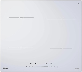Электрическая варочная панель Haier HHY-Y64TVTW 59 см, 4 конфорки стеклокерамика, белый