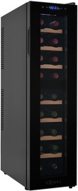 Винный шкаф Zugel ZTWF181DB черный