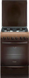 Газовая плита Gefest 5100-02 0001 50 см, 52 л, 4 конфорки, коричневый
