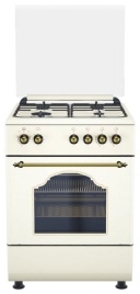 Газовая плита De luxe 606040.24г 006 60 см, 64 л, 4 конфорки, бежевый