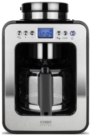 Кофеварка Caso Coffee Compact Electronic, дисплей, таймер, две степени помола