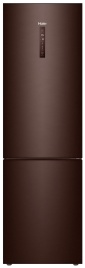 Двухкамерный холодильник Haier C4F740CLBGU1 No frost, коричневый