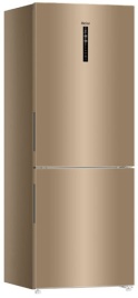 Двухкамерный холодильник Haier C4F744CGGU1 No frost, золотой