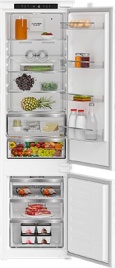 Встраиваемый двухкамерный холодильник Hotpoint HBT 20 No frost, белый