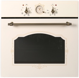 Электрический духовой шкаф Gefest ЭДВ ДА 602-02 К55 59 см, 55 л гриль конвекция, бежевый