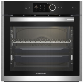 Электрический духовой шкаф Grundig GEBM19600BCHI 59 см, 71 л, гриль и конвекция, черный