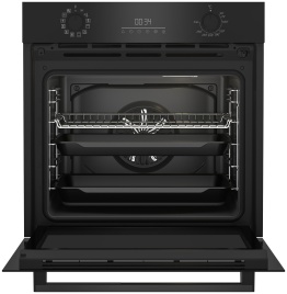 Электрический духовой шкаф Beko BBIM18300SG 59 см, 72 л, гриль и конвекция, черный