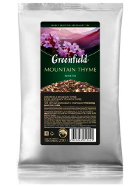 Чай черный листовой Greenfield Маунтэн Тайм (250 г м/у ХРК)