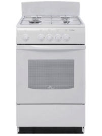 Газовая плита De luxe 5040.38 г 50 см, 43 л, 4 конфорки, белый
