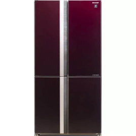 Многокамерный холодильник Sharp SJGX98PRD No frost, бордовый