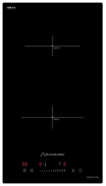 Электрическая варочная панель Schaub Lorenz SLK IY 32 S1 29 см, 2 конфорки стеклокерамика, черный