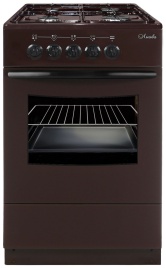 Газовая плита Лысьва ГП 4к20 МС СТ-2у 50 см, 57 л, 4 конфорки, коричневый