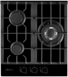 Газовая варочная панель Zugel ZGH451B, черная