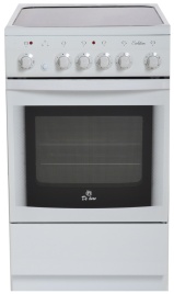 Электроплита De luxe 506004.03 эс 50 см, 4 конфорки, белый