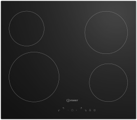 Электрическая варочная панель Indesit IRT 160 59 см, 4 конфорки стеклокерамика, черный