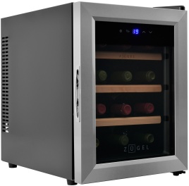 Винный шкаф Zugel ZTWF121B черный