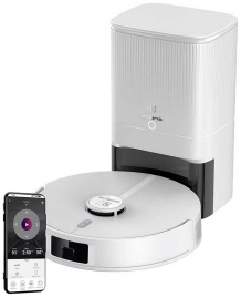 Робот-пылесос Polaris PVCRDC 5006, WIFI, IQ Home, сухая и влажная уборка, белый