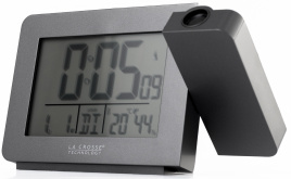 Термометр La Crosse WT522 с проекционными часами серый