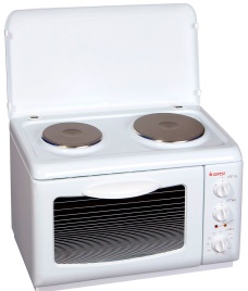 Настольная плита Gefest ЭПНс Д420 55 см, 2 конфорки, белый