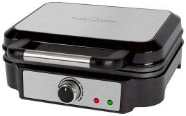 Вафельница Profi Cook PC-WA 1241 inox, термостат, мощность 1200 Вт