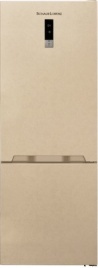 Двухкамерный холодильник Schaub Lorenz SLU S620E3E No frost, бежевый