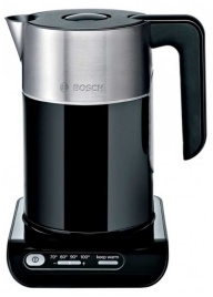 Чайник электрический Bosch TWK-8613 P Styline, 2400 Вт, черный