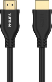 Кабель HDMI Philips 2.0 PVC, HDMI:4Kx2K@60Hz, 32AWG, OD 6.0mm, 1.5 м, Black