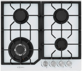 Газовая варочная панель Zugel ZGH601W, белая