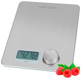Кухонные весы Profi Cook PC-KW 1263, ЖК-дисплей, до 5 кг, тарокомпенсация