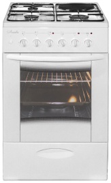 Комбинированная плита Лысьва ЭГ 1/3г01 МС-2у 50 см, 57 л, 4 конфорки, белый
