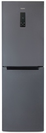 Двухкамерный холодильник Бирюса W940NF No frost, темно-серый