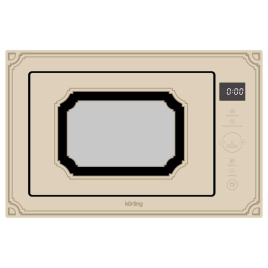 Микроволновая печь встраиваемая 25L KMI 825 RGB KORTING