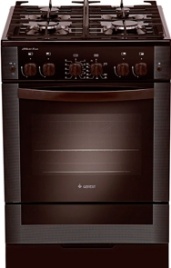Газовая плита Gefest ПГ 6500-02 0045 60 см, 52 л, 4 конфорки, коричневый