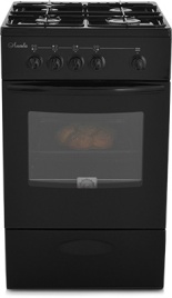 Газовая плита Лысьва ГП 400 МС СТ-2у 50 см, 57 л, 4 конфорки, черный