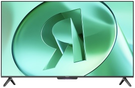 Телевизор Яндекс ТВ Станция Бейсик с Алисой, 55 дюйма, 4K Ultra HD, смарт ТВ, YаOS, черный