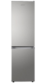 Двухкамерный холодильник Kraft KF-NF282X No frost, серый металлик