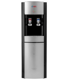 Кулер для воды AEL LD-AEL-28, напольный, с накопительной ёмкостью, black/silver