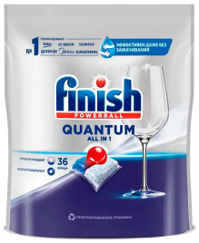 Таблетки для посудомоечных машин Finish Quantum 36 таблеток (43101)