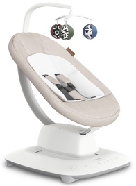 Шезлонг для новорожденных UPPAbaby (4moms) Mamaroo Charlie - Sand Melange (2001-MRO-EU-CHR)